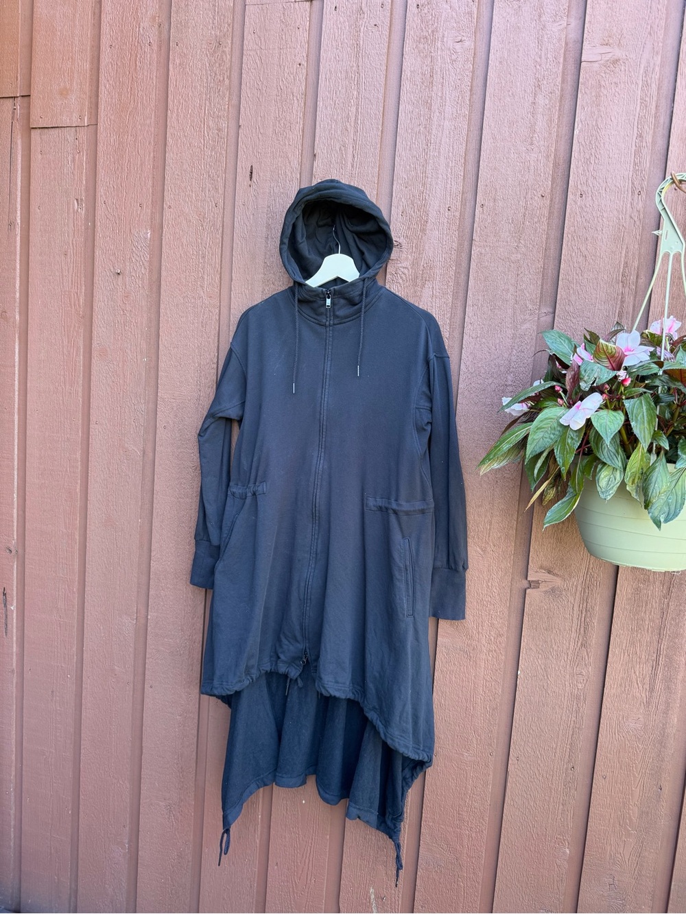 Y-3 Yohji Yamamoto Long Zip Hoodie Black Men’s Size M